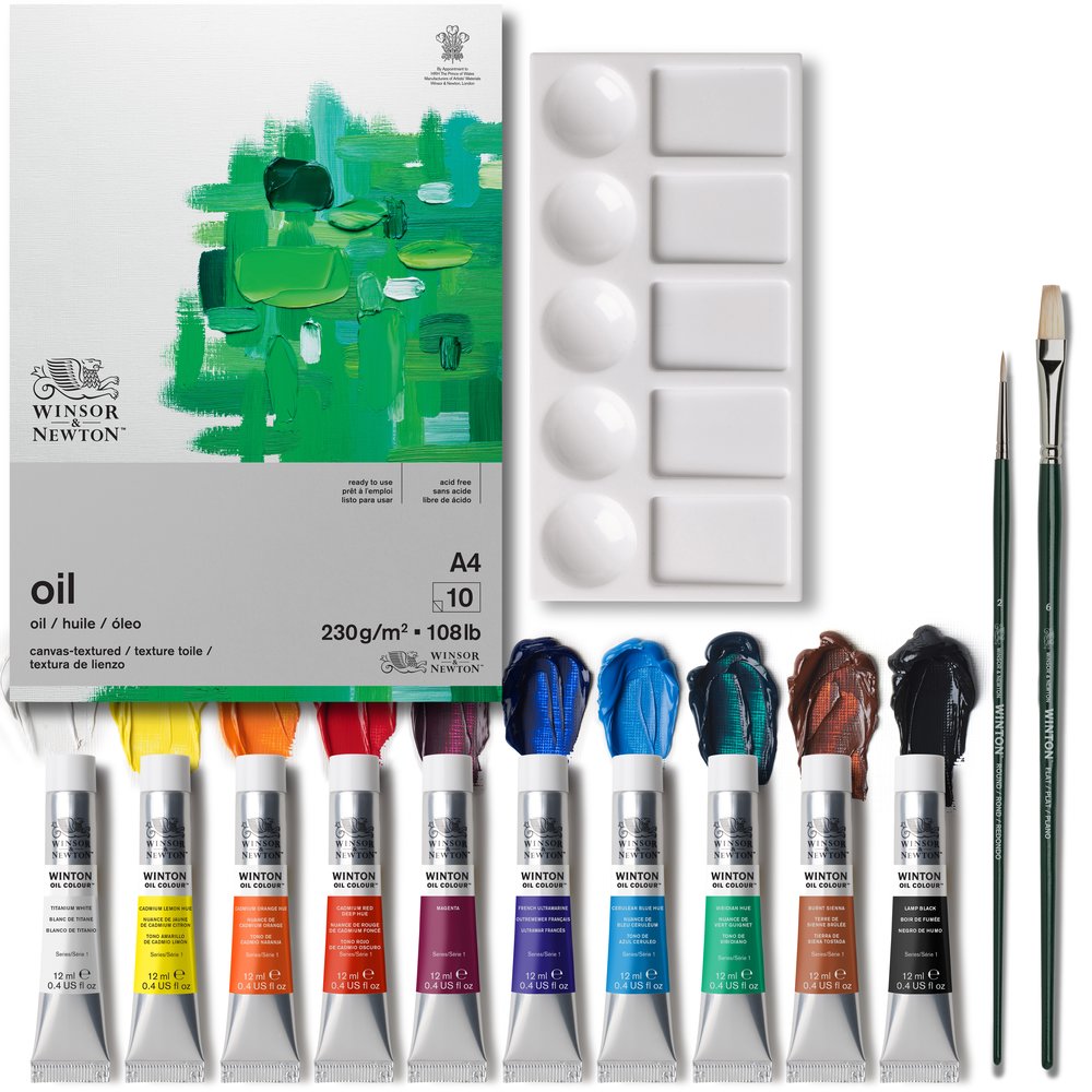 Image of Oljefärgset Winton Winsor & Newton WINTON SET 10X12ML 1490713 884955097793