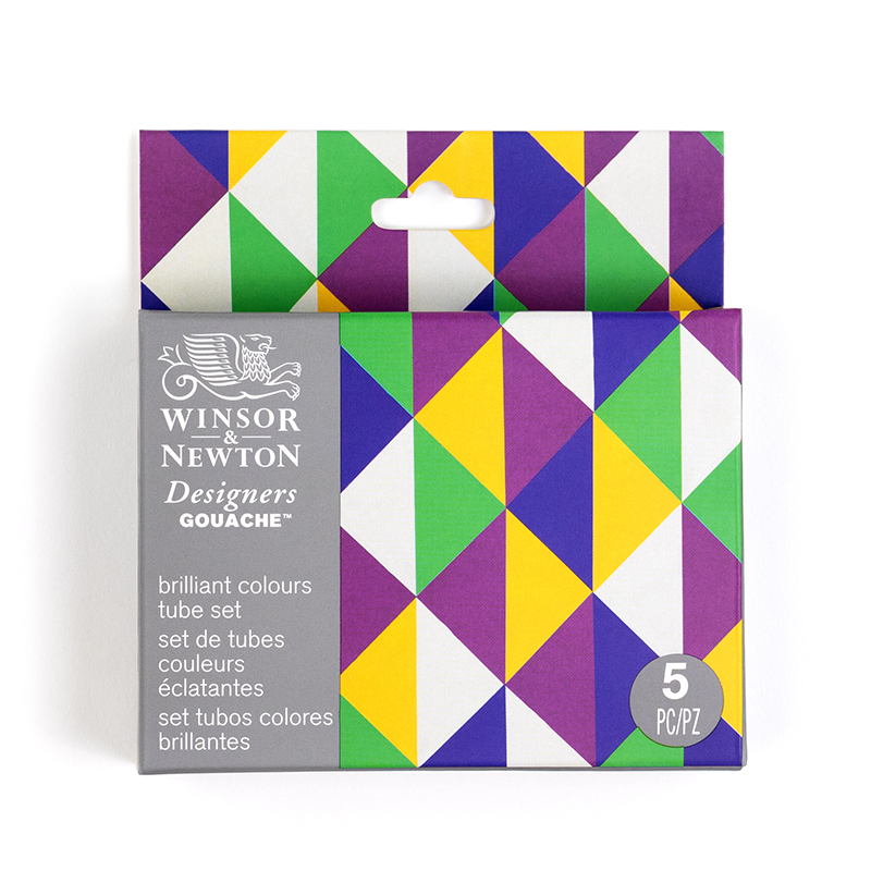 Image of Gouachefärgset Winsor & Newton BRILLIANT SET 5X14ML TUBES 690182 884955098585