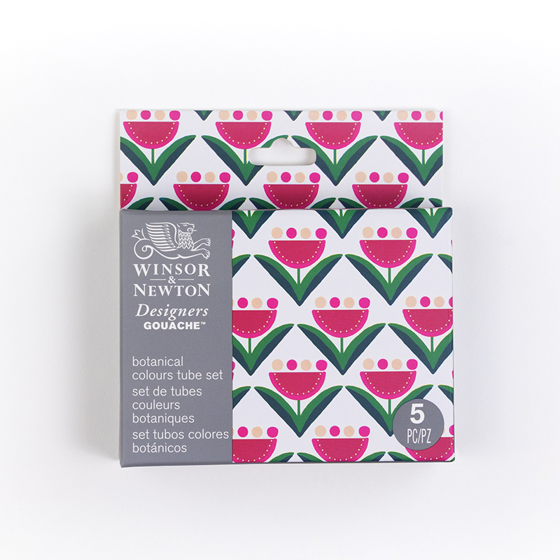 Image of Gouachefärgset Winsor & Newton BOTANICAL SET 5X14ML TUBES 690183 884955098592