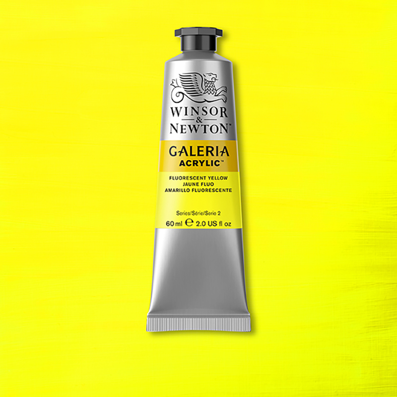 Image of Akrylfärg Galeria 60ML FLUO YELLOW 2120456 884955099865