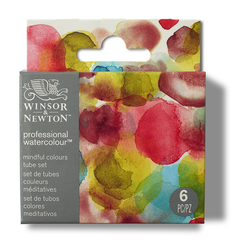 Image of Akvarellfärgset Winsor & Newton Prof. 6X5ML TBE MINDFUL SET 190839 884955100264