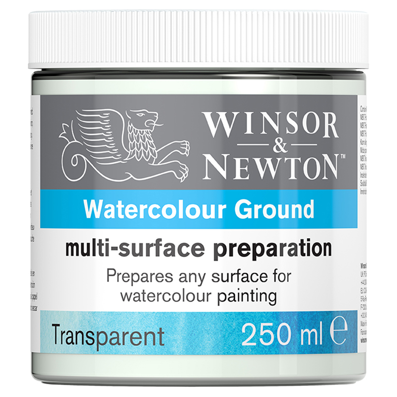 Image of Akvarellmedium Winsor & Newton MULTI SURFACE PREPATION 250ML TRANSPARENT 3060002 884955100585