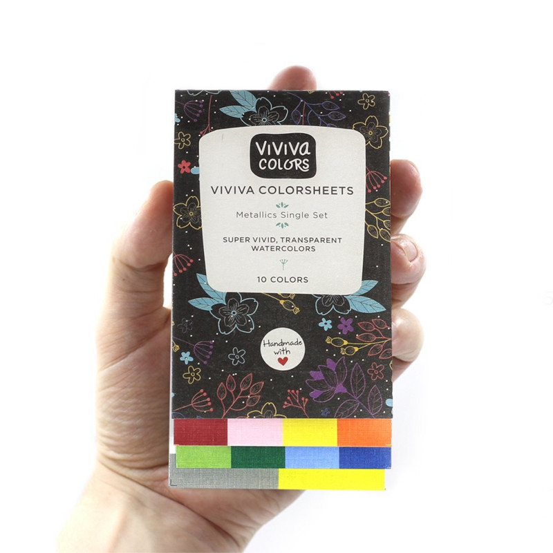 Image of Viviva Colorsheets Metallics Set 276004 8906132760046